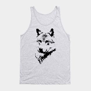 wolf threshold Tank Top